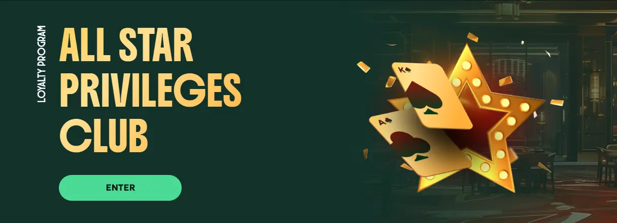 Allstar casino loyalty program.