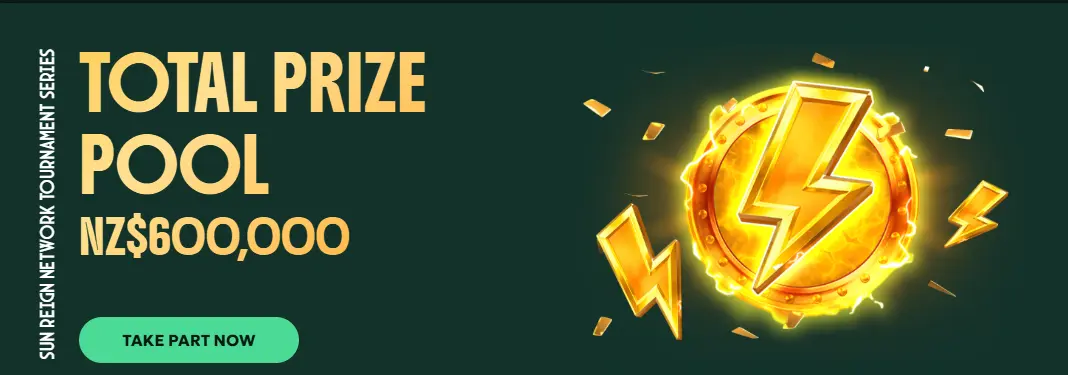 Allstar casino tournament with prize NZ$600000.